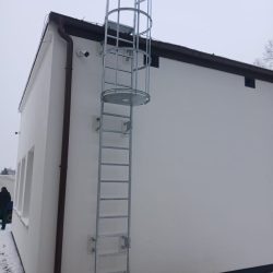 Drabina z koszem plus krata wema